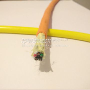 Cable Anti-seawate & Acid-base Rov Tether Cable Sheath Orange / Blue