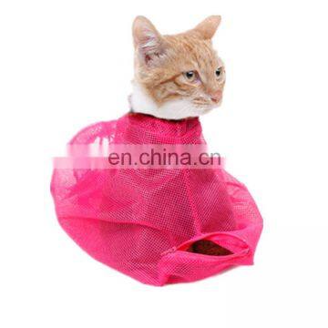 Multifunctional Cat Restraint Washing Shower Mesh Cat Grooming Bag