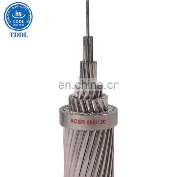 TDDL ACSR Electrical cable sizes standard UL SABS ISO CE acsr zebra conductor
