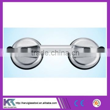 Aluminum glass suction 2-cups 110kg loading weight (V080)