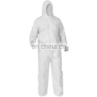 Disposable white SF material type 5 6 coverall