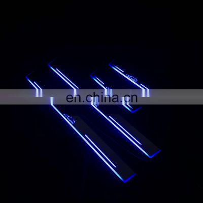Led Door Sill Plate Strip Welcome Light Pathway Accessories for subaru levorg dynamic sequential style