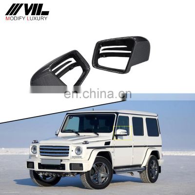 Replacement Carbon Fiber Mirror Covers for Mercedes Benz W463 G500 W166 ML350 GL350