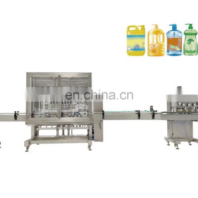 Anti-drip Automatic Bottle Filling Capping Machine For gel Hair Conditioner shampoo