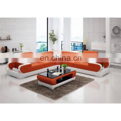 Genuine leather low price living room furniture designs sofa sets