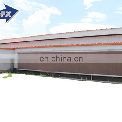 Qingdao hot galvanized steel frame semiclosed chicken coop houses manufacturers buildings