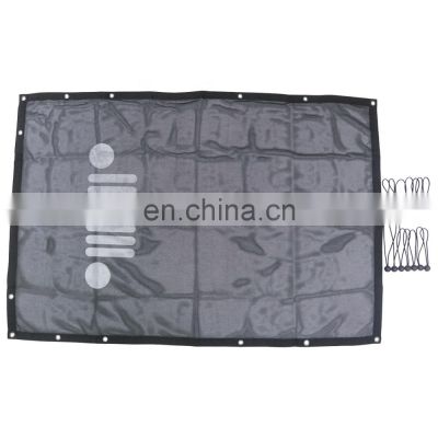 car sunshade mesh UV protection top cover for Jeep JL 4 door parts