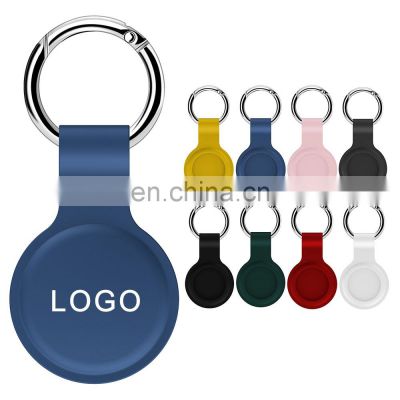 Anti Lost Portable Wireless Tracker Cover Protective Holder Case For Air Tag Case With Keychain Key Ring Clip Holder