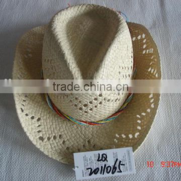 factroy supply weaving paper straw cowboy hats