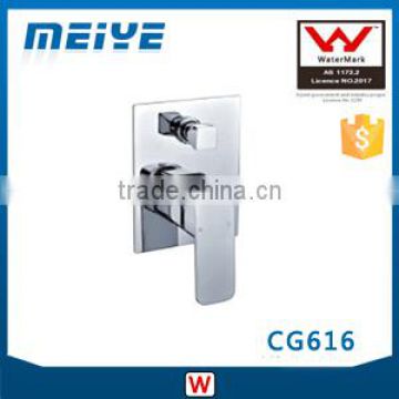 CG616 35mm Watermark Australian Standard Shower Mixer with diverter Square Style Faucet Control for Bathroom
