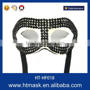 Custume Carnival Accessories HT-HF018 Plastic Half Face Party Eye Mask and Paper Party Eye Mask