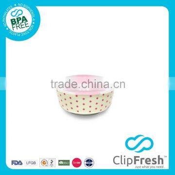 Clip Fresh Ceramic BPA Free Food Container with Push Button 290ml