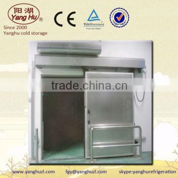 stainless steel manual sliding cold room door