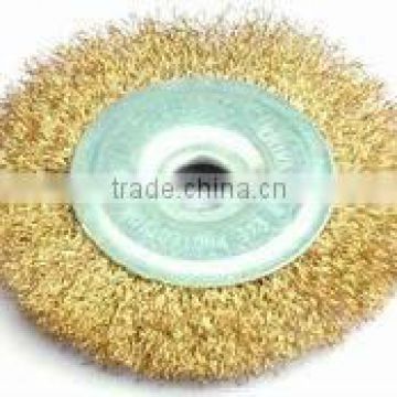 circular wheel steel wire brush with hole