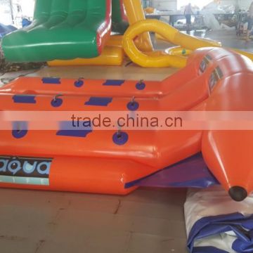 High quality water sports, towables 3 persons inflatable banana boat (Nylon & PVC)