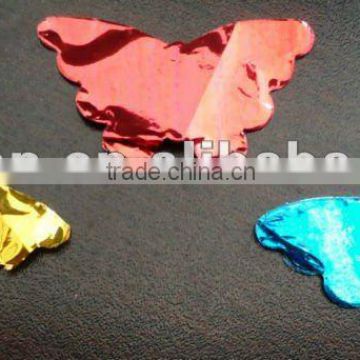 foil butterfly shape confetti/metallic confetti/foil confetti