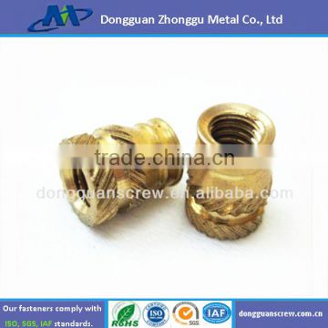 China factory Plastic threaded molded-in Brass Insert low price M3