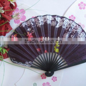 Customized bamboo hand fans for gift