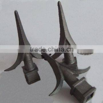 iron main gate design fenc raling top wrought iron spearhead