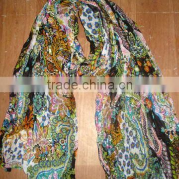 Hot Cotton Printed Scarf