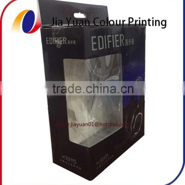 Promotion gift box package with clear pvc window