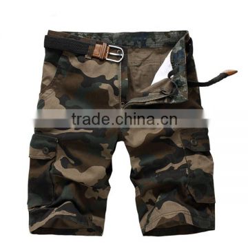wholesale custom military army print mens camo cargo shorts