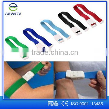 Aofeite best selling disposable medical tourniquet with plastic buckle