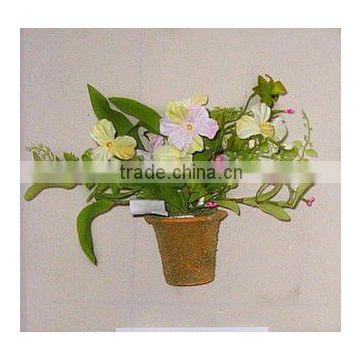 2012 New Style Artifiical Flower in Pot for Table Decoration