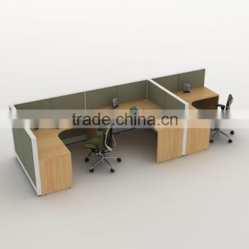 easy assembled simple and clear office fabric partition panel(T8-Series)