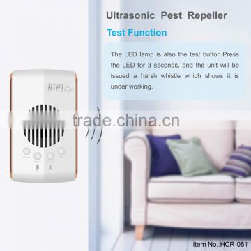Electronic Ultrasonic Deterrent for Inside Your Home Features Relaxing Amber Night Light patented pest products