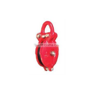 Red Snatch Block with Shackle