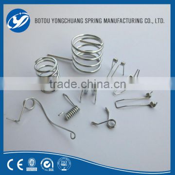 Custom made high quality small stainless steel torsion springs for toys manufacturer