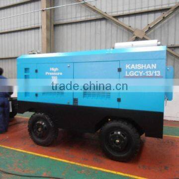 China shanghai factory price lower noise new condition large mine air compres/industrial air compressor/low