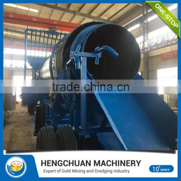 China Placer Gold Rotary Trommel Screen /Drum With Double deck