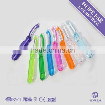 M972 transparent color plastic handle vegetable zester