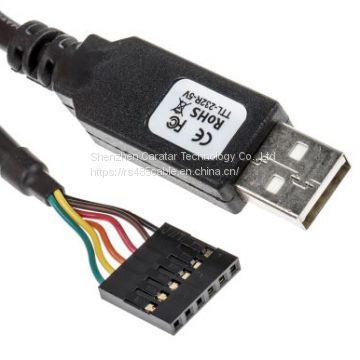 5V/3.3V Ttl Level Uart Signals ftdi usb to serial cable USB to TTL   Serial FTDI Converter Serial Adapter  with Open Wired End