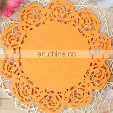 Colorful Felt Coasters Custom Table Place mats made in China