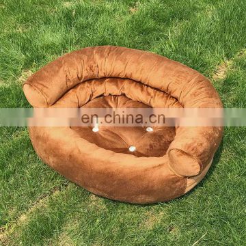 Factory direct wholesale detachable pet dog beds luxury dog sofa bed innovative pet products