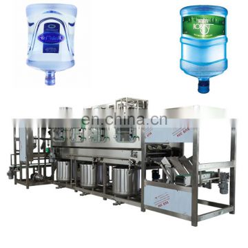 Automatic 20l glass bottle making mineral liquid production line bottling packaging plant water filling and sealing machine