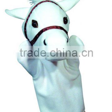 happy horse plush hand puppet toy