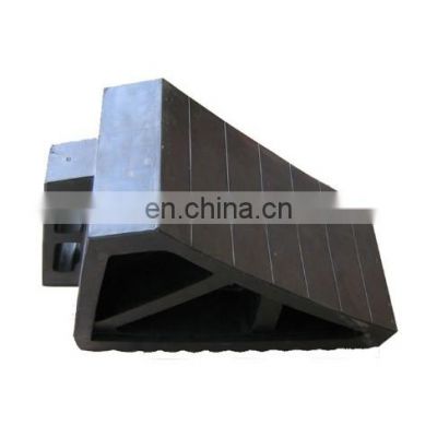 Safety wheel chock block rubber parking block with handle