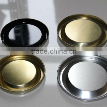 Stretch Metal lids for Paper Cans