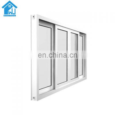 AS2047 Aluminum Glass Bedroom 2 Track Slide Mesh Window