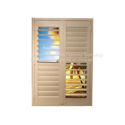 Factory direct custom size PVC plantation shutter for home/office/hotel