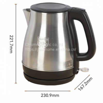Double layer anti-scald 1.8L electric kettle 304 stainless steel