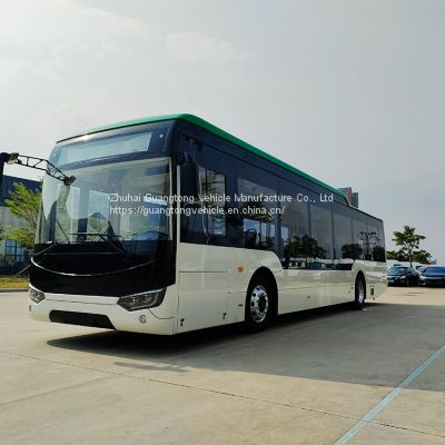 Environmental Protection 12m 35+1 Seats Electric City Bus Customized Design Automatic Seats
