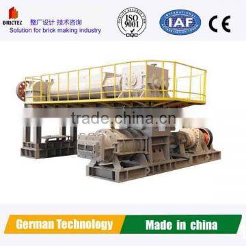 Automatic red clay brick vacuum extruder for clay brick making plant