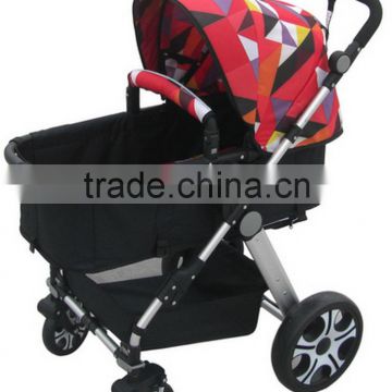 Six positions seat see baby stroller with Aluminium frame