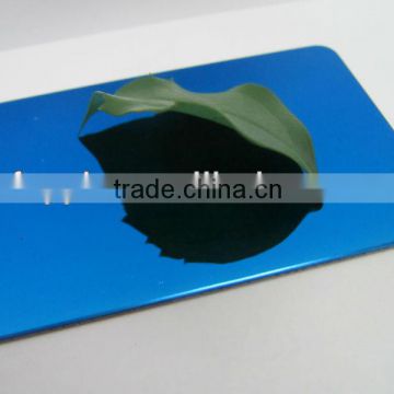 8K Mirror Decorative Stainless Steel Plate Blue Color