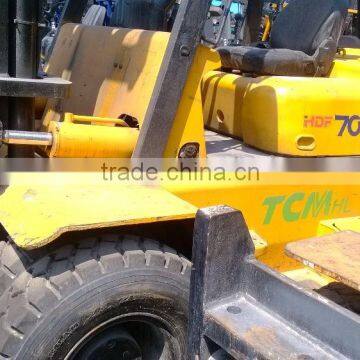 New arrival used forklift tcm 7ton oringinal Japan for cheap sale in shanghai